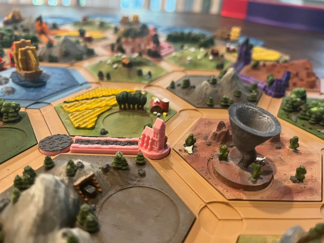 Catan 3D terrain board - detail 2